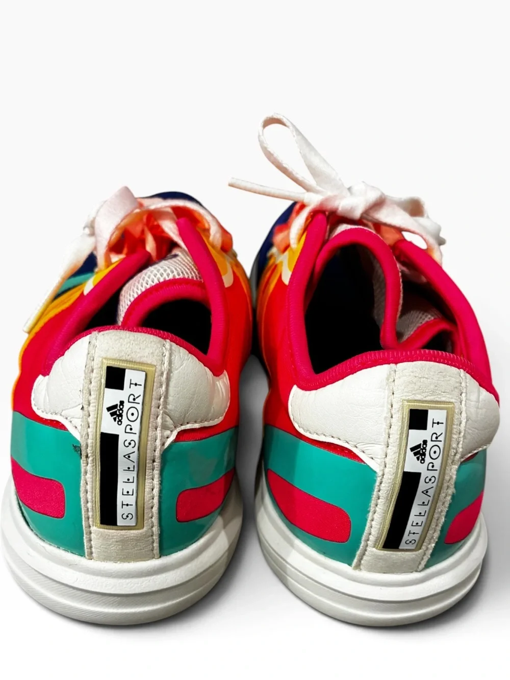 adidas Women's Stella Sport Multicolor Athletic Sneakers - Navy, Pink, Teal.